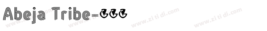 Abeja Tribe字体转换